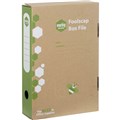 MARBIG ENVIRO BOX FILE SPRING FITTING 80MM FOOLSCAP KRAFT