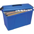 CRYSTALFILE CARRY CASE BLUE WITH BLACK TRIM