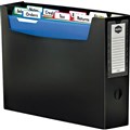 MARBIG PORTABLE ORGANISER FILE WITH TABS A4 BLACK
