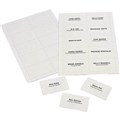 REXEL ID CONVENTION BADGE INSERT CARDS WHITE PACK 250
