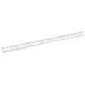 MARBIG RULER METRIC 400MM CLEAR