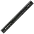 MARBIG ENVIRO RECYCLED RULER 300MM BLACK
