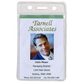REXEL ID POUCH SOFT PORTRAIT 62 X 104MM CLEAR PACK 10