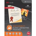 GBC ADHESIVE LAMINATING POUCH 125 MICRON A4 CLEAR BOX 25
