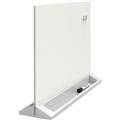 QUARTET DESKTOP MAGNETIC GLASSBOARD PANEL 430 X 584MM WHITE