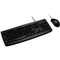 KENSINGTON PRO FIT WIRED KEYBOARD AND MOUSE SET WASHABLE BLACK
