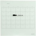 QUARTET GLASS PLANNER 450 X 450MM WHITE