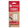 VELCRO ECO COLLECTION STRIPS 635CM X 19MM WHITE PACK 8