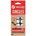 VELCRO ECO COLLECTION STICKEM CIRCLES 19MM WHITE PACK 10