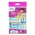 AVERY 41504 KIDS PENCIL LABELS BLUE AND GREEN PACK 30