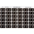 AVERY 43326 LATERAL FILE LABEL SIDE TAB COLOUR CODE Z 25 X 38MM GREY PACK 180
