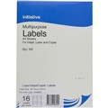 INITIATIVE MULTIPURPOSE LABELS 16UP 65GSM 991 X 34MM PACK 100