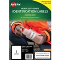 AVERY 936067 J4776 HEAVY DUTY INKJET LABELS 1UP WHITE PACK 10