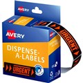 AVERY 937251 MESSAGE LABELS URGENT 19 X 64MM BOX 125