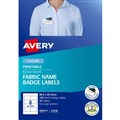 AVERY 959171 L7418 FABRIC NAME LABELS 8UP WHITE PACK 15