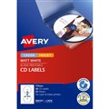 AVERY 960101 L7676 LASER LABELS MEDIA FULL FACE CDDVD 2UP PACK 25