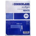 CUMBERLAND C5 ENVELOPES POCKET PLAINFACE STRIP SEAL 85GSM 162 X 229MM WHITE PACK 25