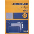 CUMBERLAND C4 ENVELOPES POCKET PLAINFACE STRIP SEAL 85GSM 324 X 229MM GOLD PACK 25