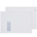 CUMBERLAND C4 ENVELOPES WINDOW FACE 100GSM SECRETIVE EASY OPEN 229 X 324MM WHITE BOX 250