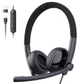 EMEET GENIUSCALL HEADSET USBC WITH BOOM MICROPHONE BLACK