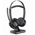 EMEET HS80 GENIUSCALL WIRELESS BLUETOOTH ONEAR HEADSET WITH CHARGING BASE AND SUPER ENC BLACK