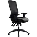 BURO TIDAL CHAIR HIGH MESH BACK ARMS BLACK