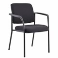 BURO LINDIS 4 LEG VISITOR CHAIR WITH ARMS BLACK