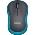LOGITECH M185 WIRELESS MOUSE BLACKBLUE