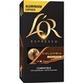 LOR ESPRESSO NESPRESSO COMPATIBLE COFFEE CAPSULES COLOMBIA PACK 10