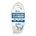 MOKI EXTENSION LEAD 3 METRE WHITE