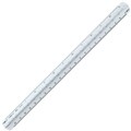 LINEX 322 TRIANGULAR SCALE RULER 300MM WHITE