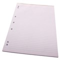 QUILL RULED BANK PAD 7 HOLE PUNCHED 60GSM 90 LEAF A4 WHITE