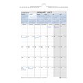 DEBDEN WALL CALENDAR CE0011 MONTH TO VIEW A4 297 X 210MM