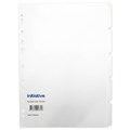 INITIATIVE DIVIDERS MANILLA 5TAB A4 WHITE