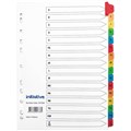 INITIATIVE INDEX DIVIDERS A4 AZ TAB COLOURED