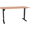 CONSET 50133 ELECTRIC HEIGHT ADJUSTABLE DESK 1500 X 800MM BEECHBLACK