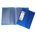 HARLEQUIN DISPLAY BOOK INSERT COVER NONREFILLABLE 10 POCKET A4 BLUE