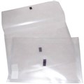 POP POLYWALLY WALLET HOOK AND LOOP CLOSURE 30MM GUSSET FOOLSCAP CLEAR