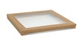 CATERING TRAY SQUARE LARGE WINDOW LID 280X280X80 EA CTN 100