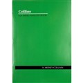 COLLINS A24 SERIES ANALYSIS BOOK 14 MONEY COLUMN FEINT RULED STAPLED 24 LEAF A4 GREEN