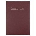 COLLINS APPOINTMENT 144FP78 EARLY EDITION DIARY 2 PAGE TO DAY A4 BURGUNDY