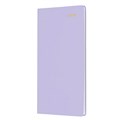 COLLINS BELMONT SLIMLINE 377PV55 DIARY WEEK TO VIEW PORTRAIT LILAC