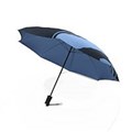 JUMBLE AND CO UPS AND DOWNS UMBRELLA AUTOMATIC LIGHT BLUE