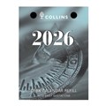 COLLINS DESK CALENDAR DCRT REFILL DAY TO PAGE TOP PUNCH