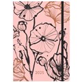 COLLINS ABSTRACT BOTANICALS DIARY WEEK TO VIEW A5 RECYCLED PINK