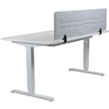 HEDJ ABOVE PET DESK MOUNTED SCREEN 1400 X 340MM LIGHT GREY