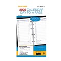 DEBDEN DAYPLANNER PR2100 PERSONAL EDITION REFILL DAY TO PAGE