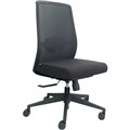 DAL JIRRA PRO CHAIR SYNCHRO HIGH MESH BACK SEAT SLIDE NYLON BASE WITHOUT ARMS FABRIC BLACK