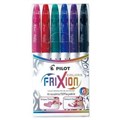 PILOT FRIXION ERASABLE MARKER 25MM ASSORTED WALLET 6