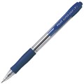 PILOT SUPER GRIP RETRACTABLE BALLPOINT PEN FINE 07MM BLUE